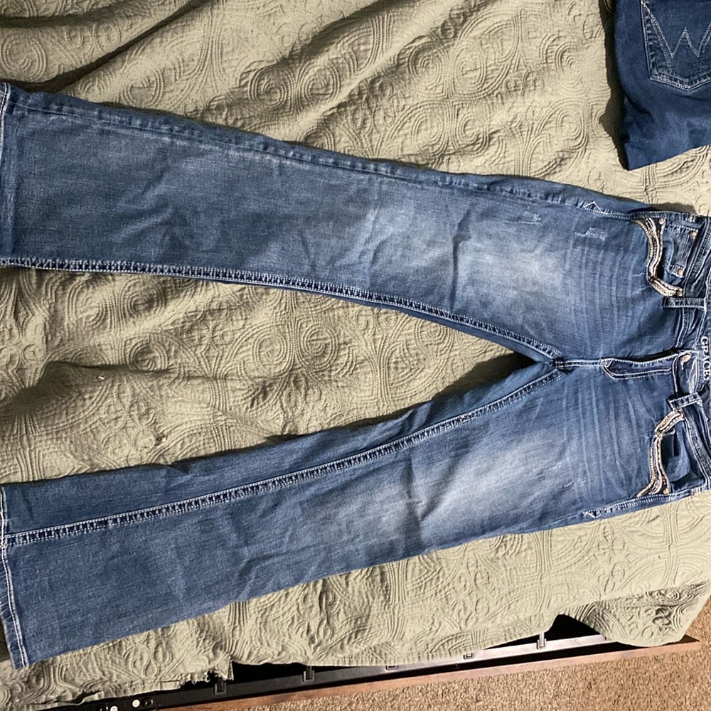 Dark wash Grace in LA jeans
